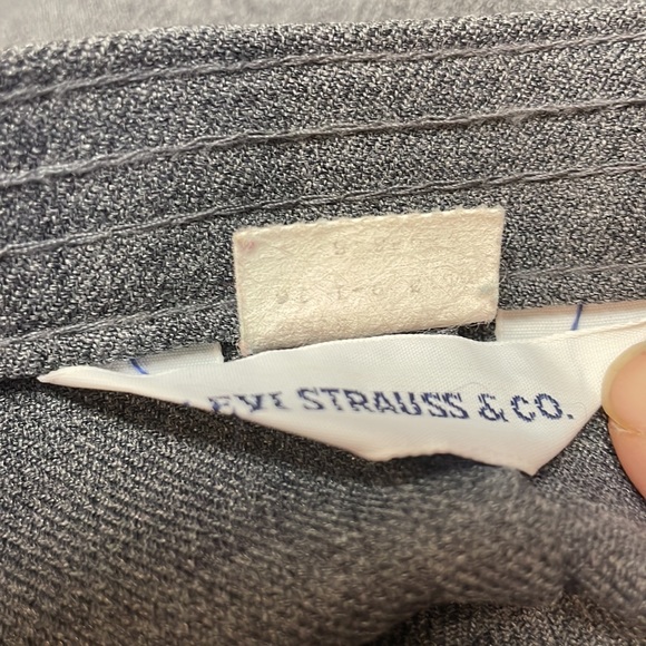 Vintage Levi Strauss & Co. Gray Ladies Skirt - Picture 8 of 9